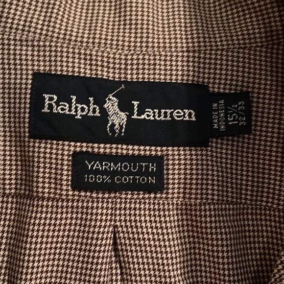 Ralph Lauren Men’s Button Down, size 32/33 - Picture 4 of 6